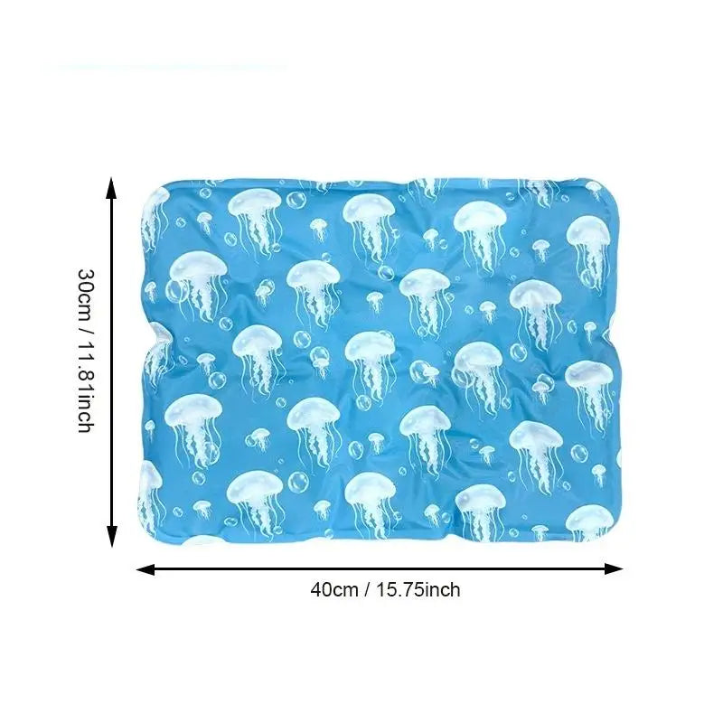 Tapis Refroidissement Gel Chien & Chat — Anti-Canicule Été S/M/L/XL