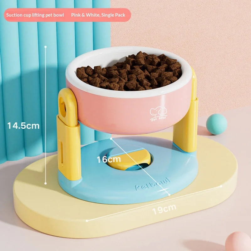 Gamelle Surélevée 2 Bols pour Chien & Chat — Anti-Vomissement & Ergonomique