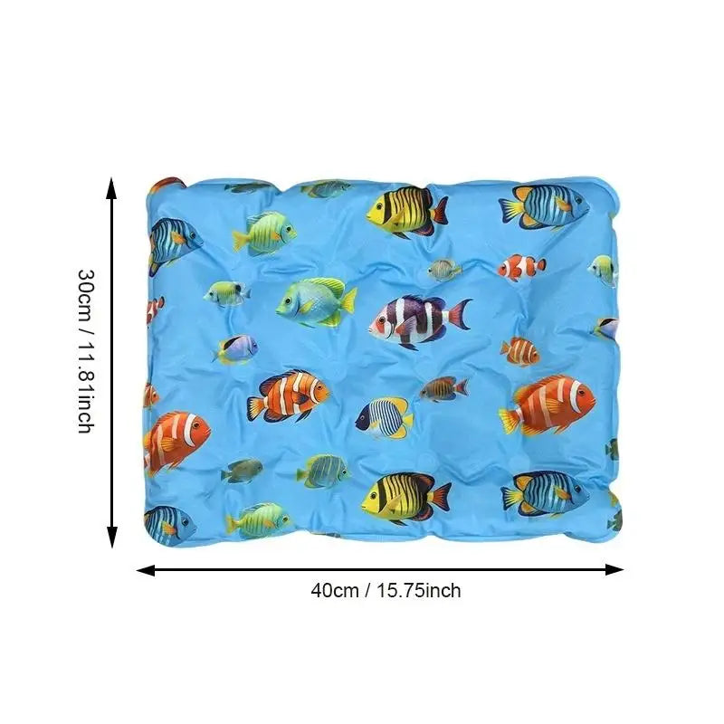 Tapis Refroidissement Gel Chien & Chat — Anti-Canicule Été S/M/L/XL