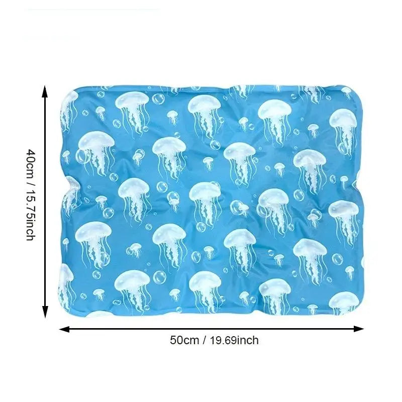 Tapis Refroidissement Gel Chien & Chat — Anti-Canicule Été S/M/L/XL