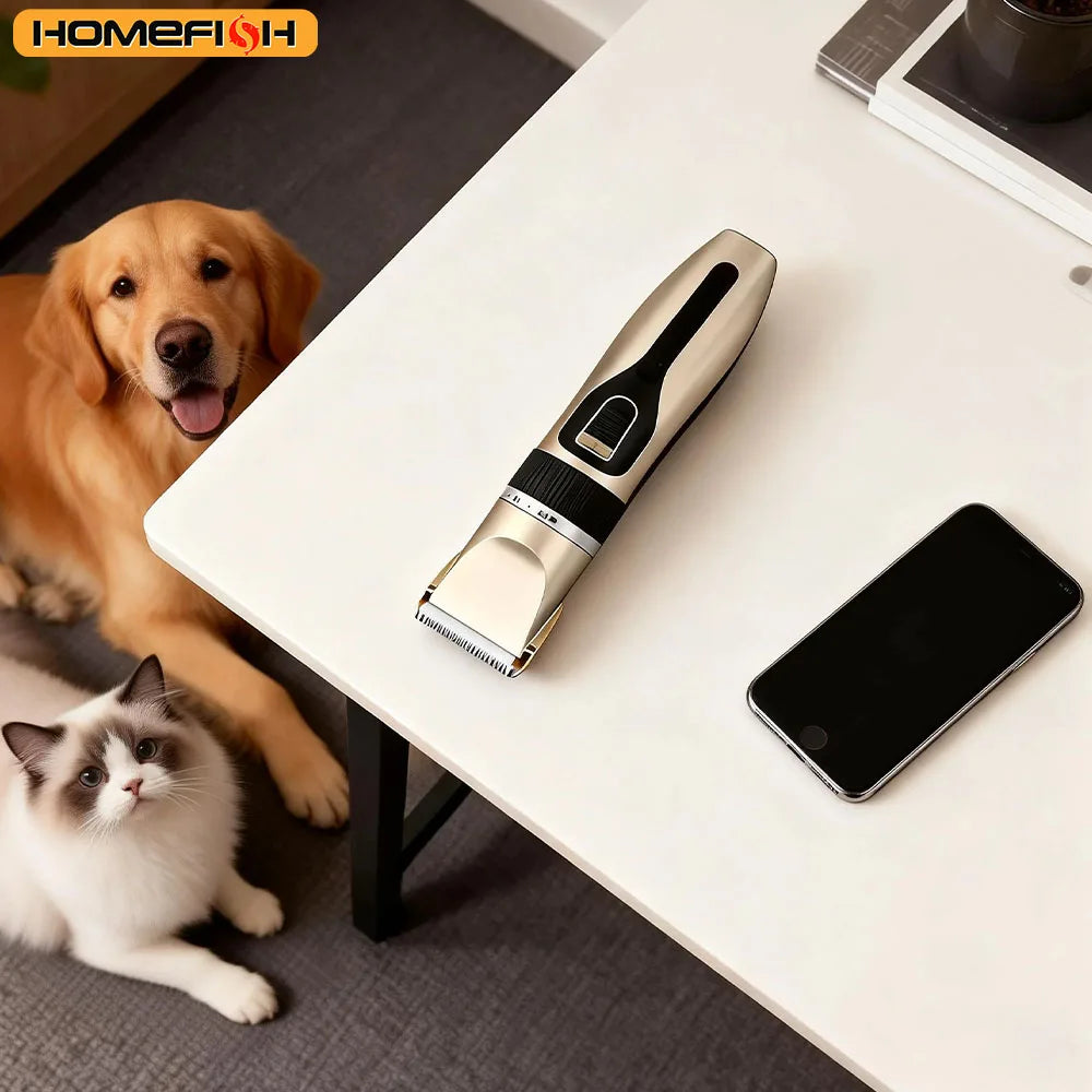 Pet Hair Clipper Haircut Trimmer Shaver Set For Rabbit Dog Cat Puppy Grooming Clipper Cutter Pet Supplies Electric Scissors