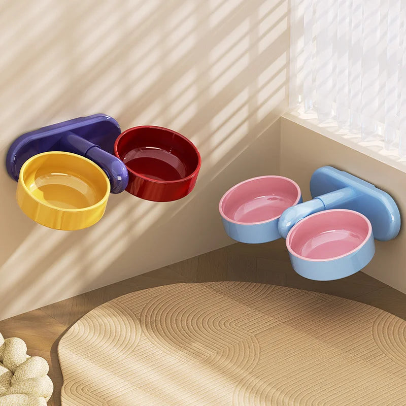 Gamelle Surélevée 2 Bols pour Chien & Chat — Anti-Vomissement & Ergonomique