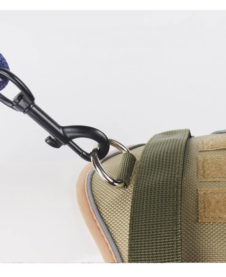 Harnais Réfléchissant pour Chien — Sangle Poitrine Anti-Traction, Taille Unique Ajustable